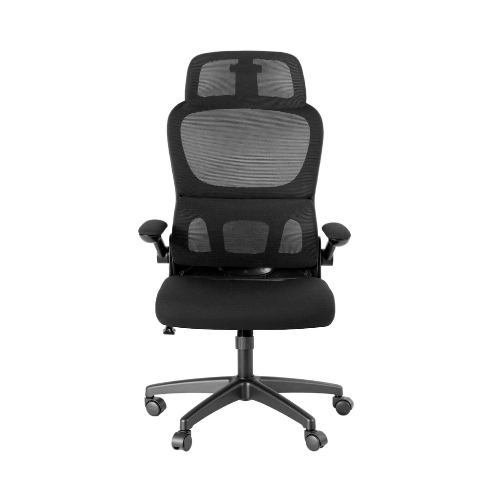 NNEDSZ Artiss Ergonomic Office Chair Mesh Chairs Black-2