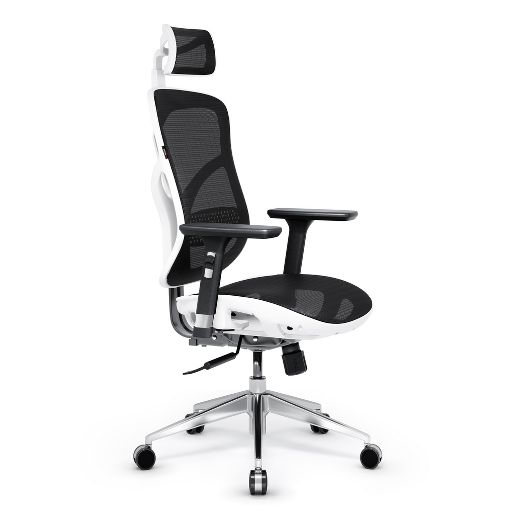 Ergonomic Chair Diablo V-Basic: white-black