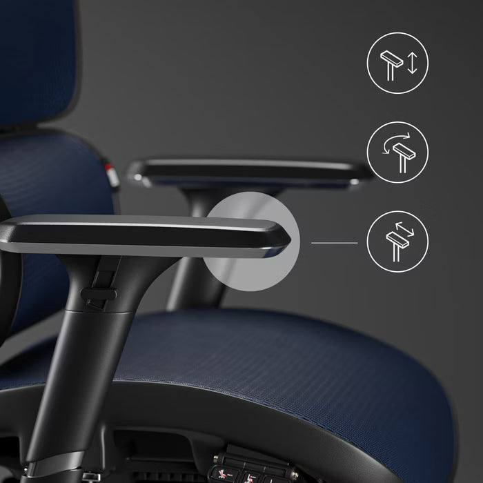 Diablo V-Commander ergonomic chair: Blue